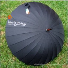 Negro alta calidad Adertising Golf paraguas (YS-G1011A)